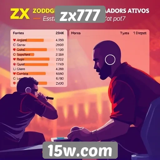 Estatísticas de jogadores ativos no zx777